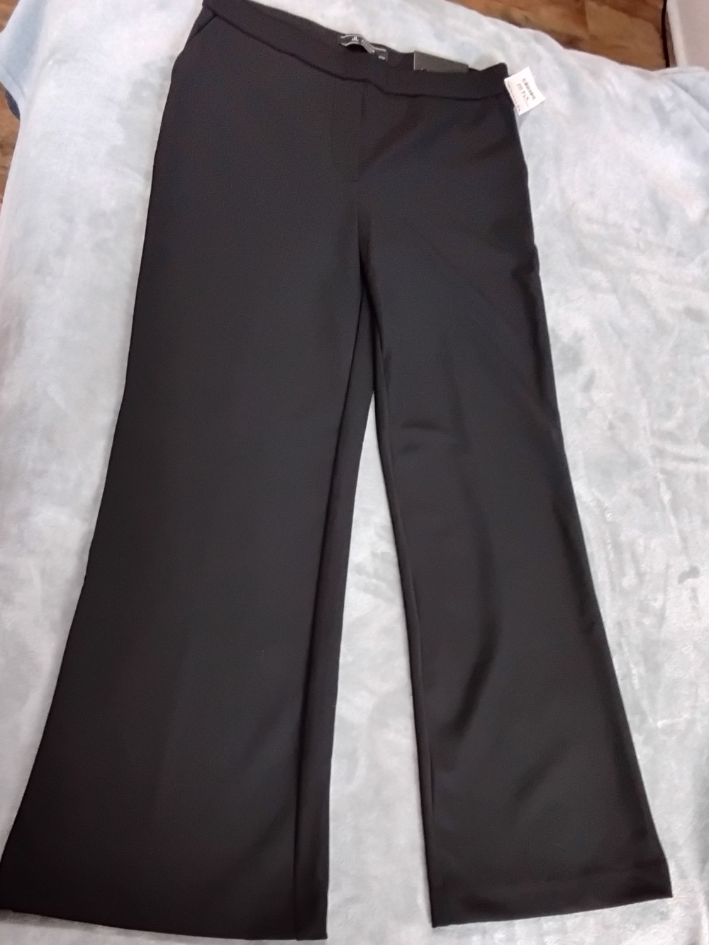 Classic Black Wide-Leg Dress Pants for Women
